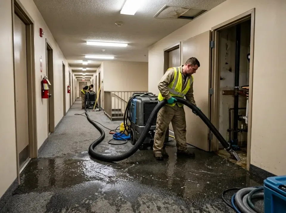 multi-unit-apartment-hallway-f-005 — frequently asked questions, Emergency Burst Pipe Water Extraction & Removal in Rural Hi…